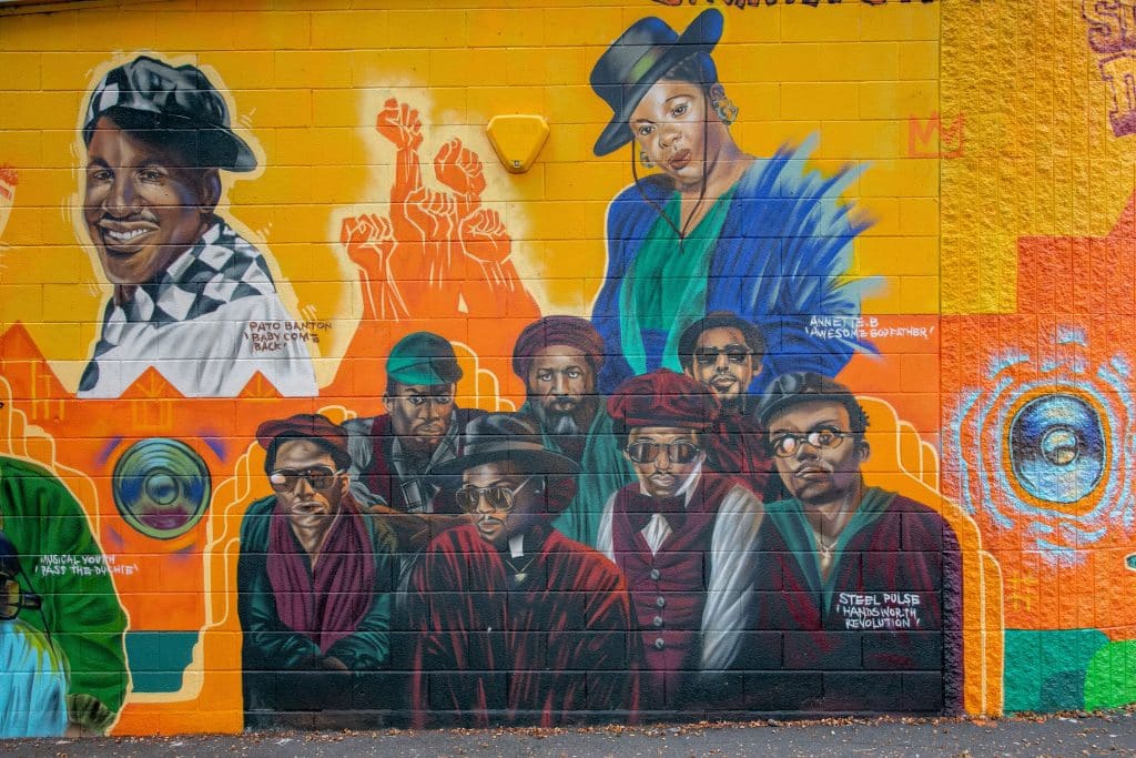 ★MURAL★リルミューラル★ドルマンチュニックトップス★レゲエ REGGAE Reggae Royalty Mural Project – Simmer Down Festival