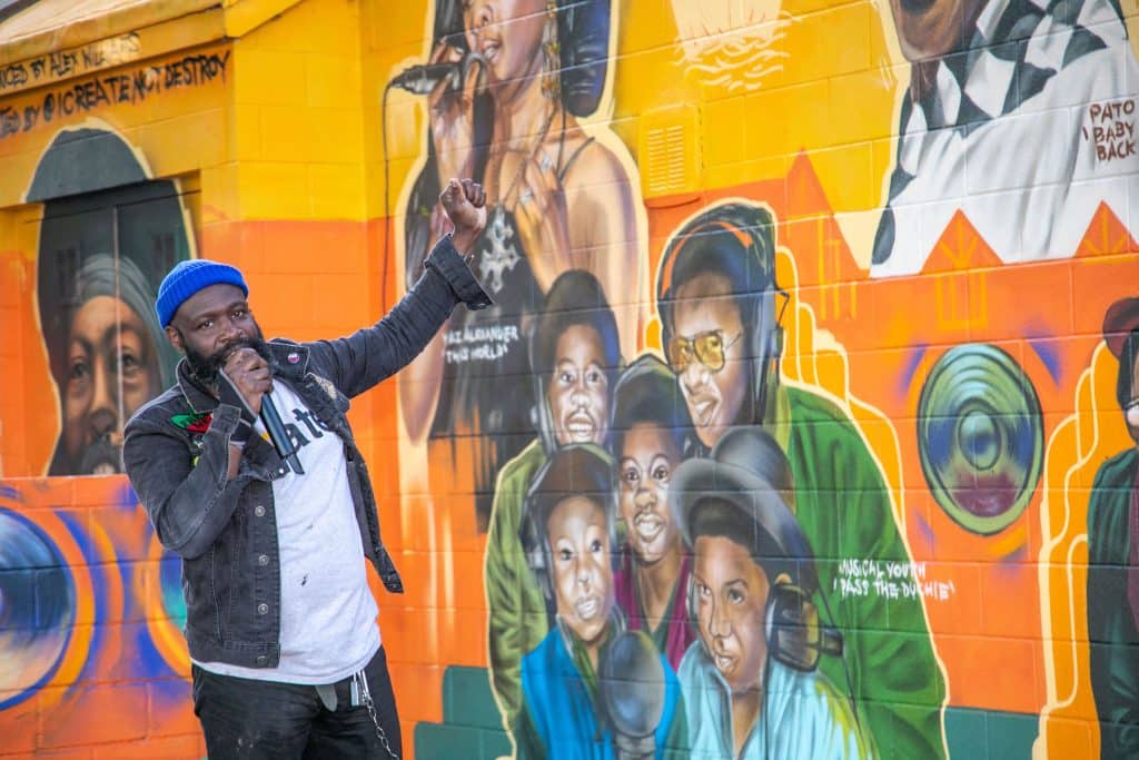 ★MURAL★リルミューラル★ドルマンチュニックトップス★レゲエ REGGAE Reggae Royalty Mural Project – Simmer Down Festival